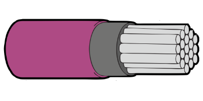 Type 44A Primary Wire 22AWG Violet