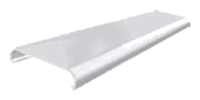 Rail Cover TAP 15x430mm Clear (25pcs)