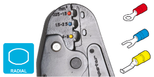 Crimp Tool RBY Ins Terminals 0.25-6mm²