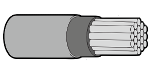 Type 44A Primary Wire 12AWG Grey