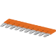 Screwless Jumper Bar 10P Orange JB10-10