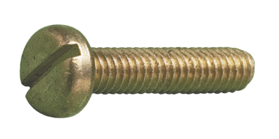 1009 Brass Slotted Pan Head Machine Screws SKU1