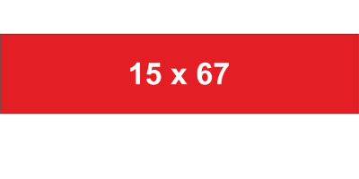 MG-TAP Label 15x67mm Red (350pcs)