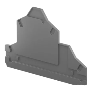 Entrelec EK2.5-D2 End Section Dark Grey