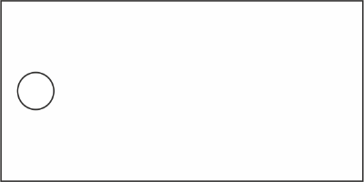 Dog Tag HF Label 52x107mm White (100pcs)