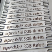 SS Laser Engraved Cable Markers