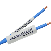 expressMARK white sleeves on wire