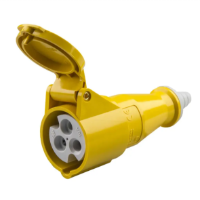 IP44 Coupler 16A 2P+E 110V Yellow