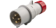 IP44 Plug 32A 3P+E 415V Red