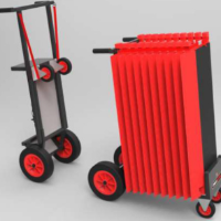 Cableguard Folding Trolley & Storage System