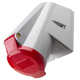 IP44 Wall Socket 16A 3P,N+E 415V Red